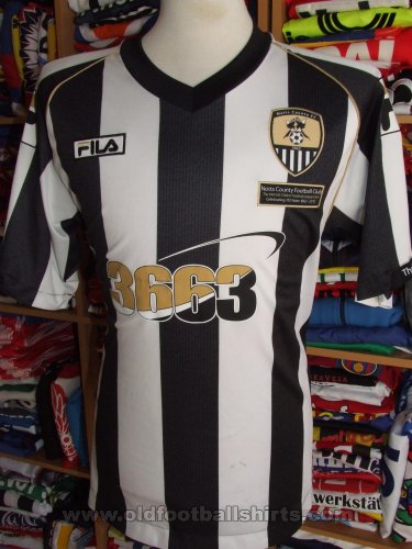 Notts County Home חולצת כדורגל 2012 - 2013
