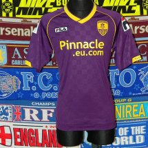 Notts County חוץ חולצת כדורגל 2013 - 2014 sponsored by Pinnacle.eu.com