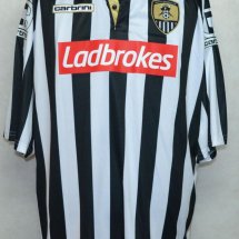 Notts County Home football shirt 2015 - 2016 sponsored by Ladbrokes