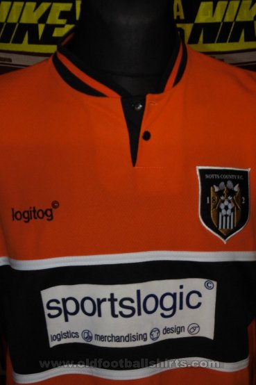Notts County Borta fotbollströja 2000 - 2001