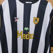 Notts County Home football shirt 2006 - 2007 sponsored by Medoc