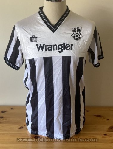 Notts County Home fotbollströja 1986 - 1987
