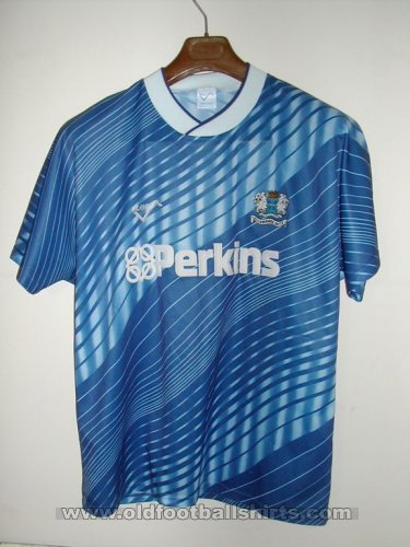 Peterborough United Home camisa de futebol 1990 - 1991