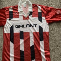 Urawa Red Diamonds Home football shirt 1993 sponsored by Galant