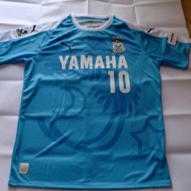 Jubilo Iwata Home camisa de futebol 2018 sponsored by Yamaha