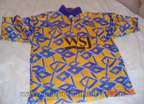 Shrewsbury Town Home Maillot de foot 1992 - 1993