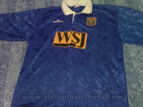 Shrewsbury Town Home football shirt 1993 - 1995
