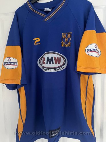 Shrewsbury Town Home football shirt 2001 - 2003