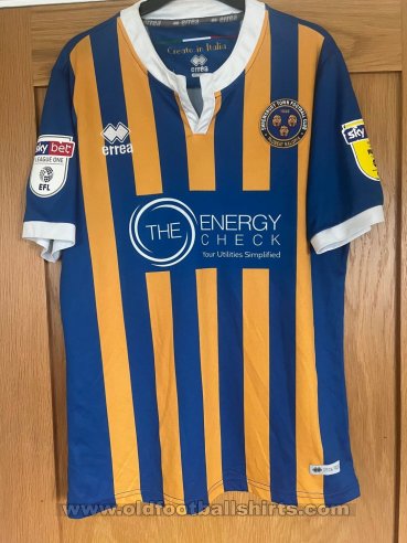 Shrewsbury Town Home baju bolasepak 2018 - 2019