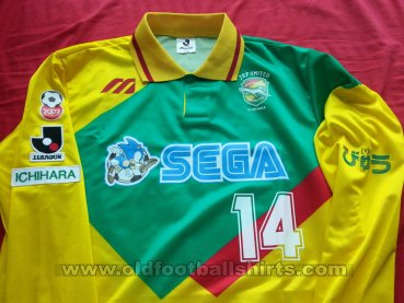 JEF United Ichihara Chiba Home football shirt 1992 - 1993