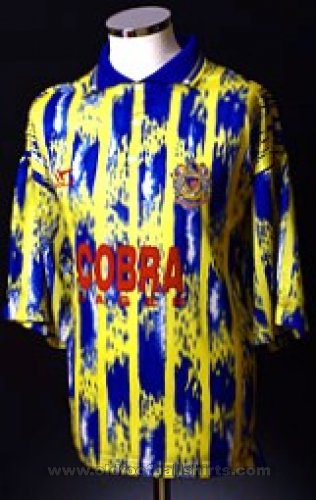 Stockport County Away football shirt 1991 - 1992