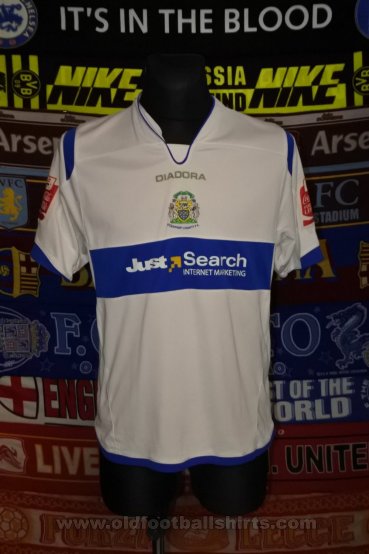 Stockport County Away football shirt 2007 - 2009