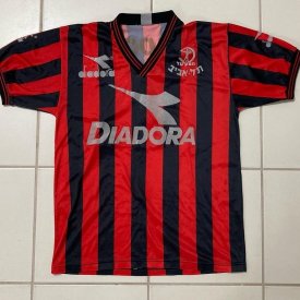 Hapoel Tel-Aviv Home maglia di calcio 1989 - 1990 sponsored by Diadora