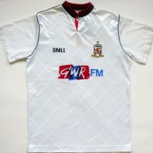 Swindon Town Home football shirt 1989 - 1991 sponsored by GWR FM