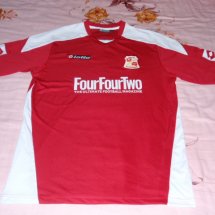 Swindon Town Home football shirt 2008 - 2009 sponsored by FourFourTwo