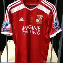 Swindon Town Home football shirt 2014 - 2015 sponsored by Imagine Cruising