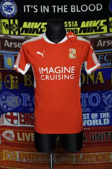 Swindon Town Home football shirt 2017 - 2018