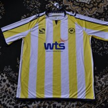 Torquay United Home football shirt 2013 - 2014 sponsored by Western Training Solutions