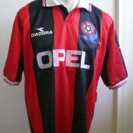 Hapoel Haifa Home football shirt 1999 - 2000 sponsored by Opel
