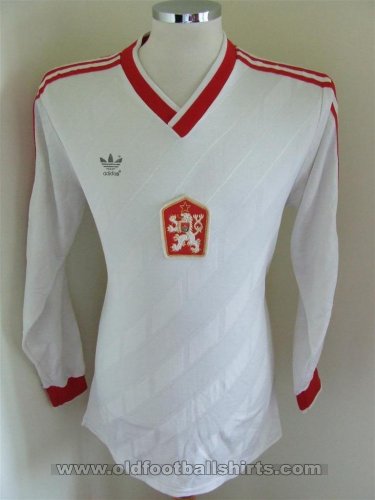 Czechoslovakia Away football shirt 1986