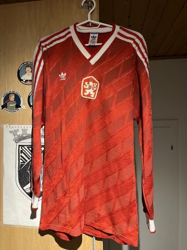 Czechoslovakia Home football shirt 1987 - 1989