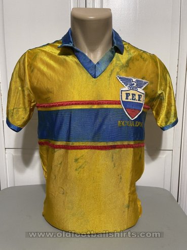 Ecuador Home φανέλα ποδόσφαιρου 1989