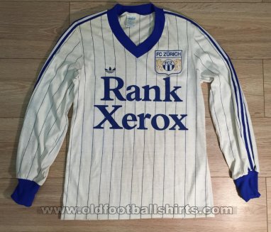 Zürich Home φανέλα ποδόσφαιρου 1982 - 1983