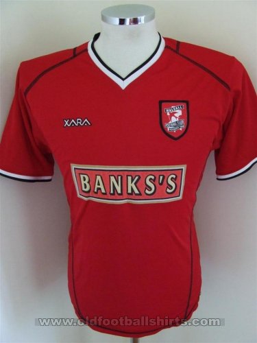 Walsall Home camisa de futebol 2004 - 2005