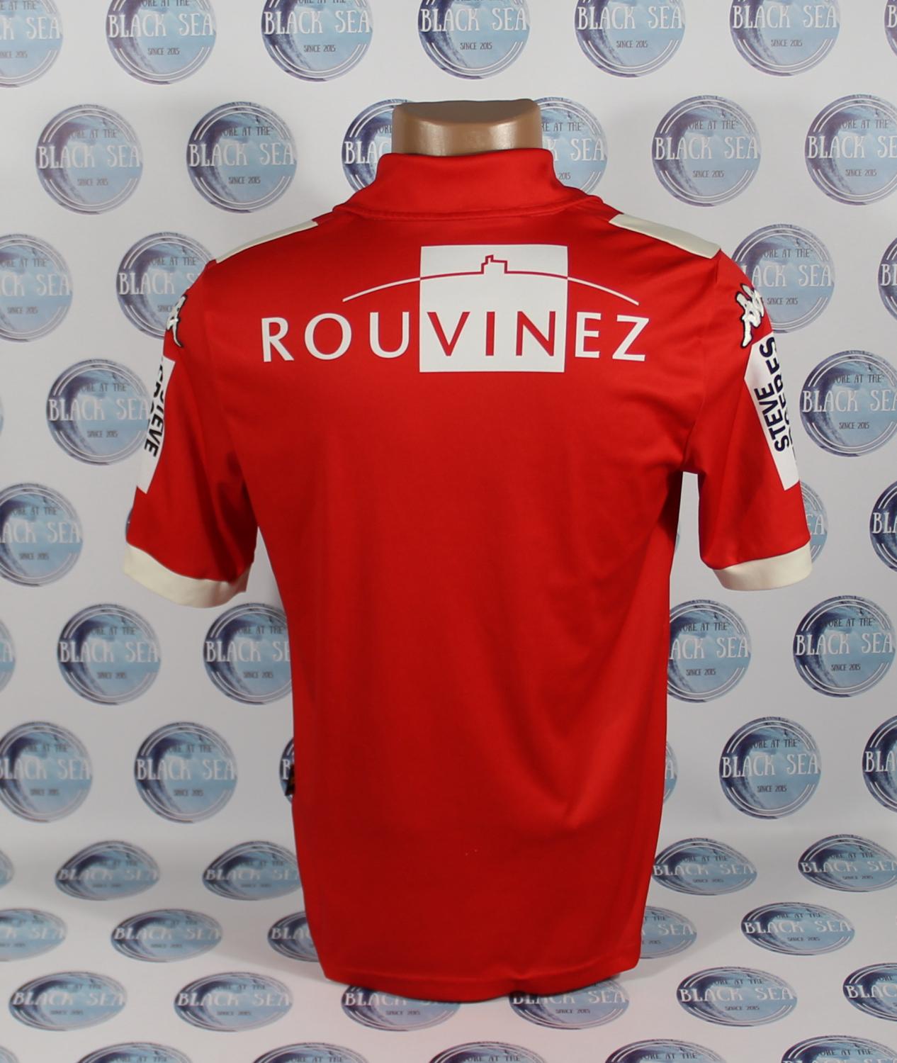 Maillot Domicile FC Sion 2009/2010 - Serey #6, Porté Match, Kappa, Taille M