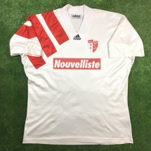 Sion Home football shirt 1994 - 1995 sponsored by Nouvelliste