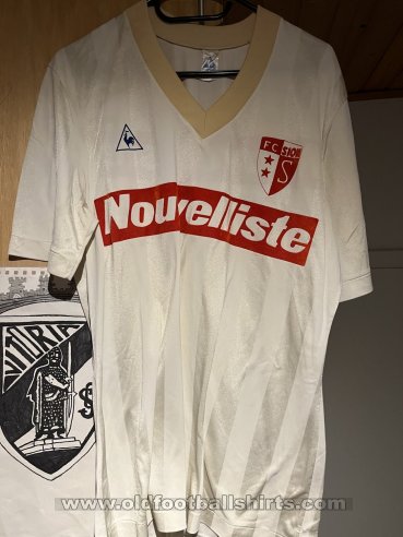 Sion Home football shirt 1984 - 1985