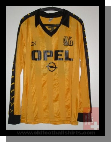 Young Boys Home fotbollströja 1986 - 1988