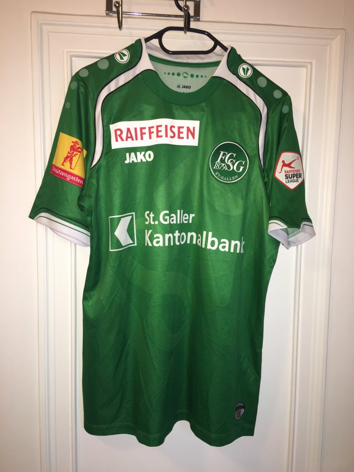 ORIGINAL FCSG FC ST'GALLEN TRIKOT 2015/16 JAKO MEDIUM (Neu (gemäss