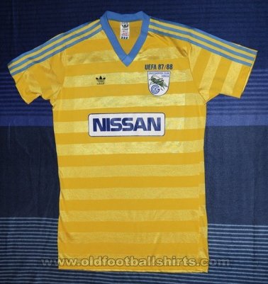 Grasshoppers Fora camisa de futebol 1985 - 1988