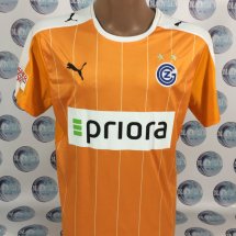 Grasshoppers Away football shirt 2016 - 2017 sponsored by Priora