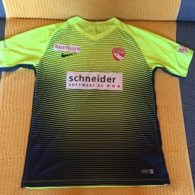 Thun Home football shirt 2017 - 2018 sponsored by Schneider Software