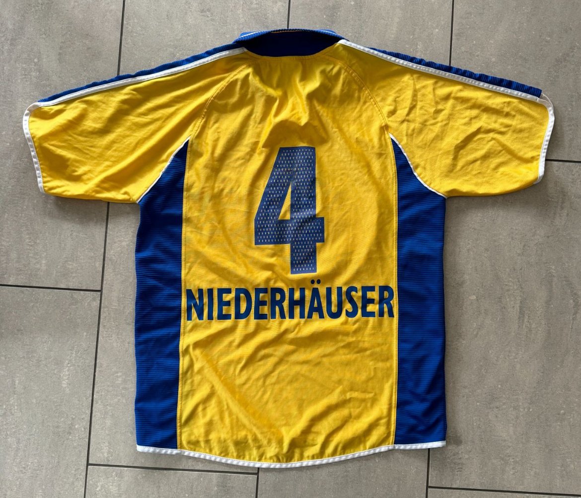 Maillot Extérieur FC Lucerne 2000-2001 Kappa Taille XXL, Jaune, Occasion