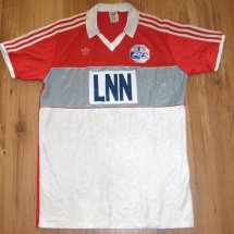 Luzern Home football shirt 1982 - 1984 sponsored by LNN