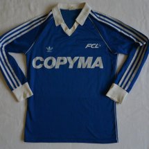 Luzern Home football shirt 1980 - 1982 sponsored by Copyma