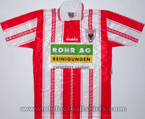 Aarau Away football shirt 1996 - 1997