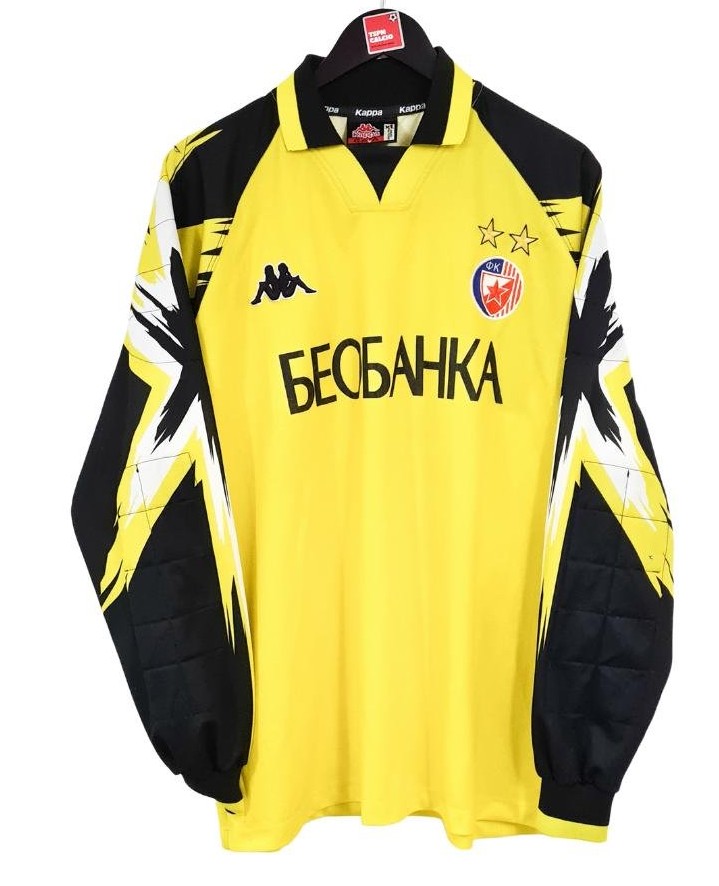 Maillot Vintage Red Star Belgrade Pjanic 1998/99 Crvena Zvezda - Taille XL - Domicile