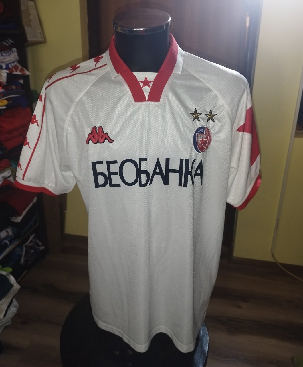 2022-2023 Red Star Belgrade Away Football Soccer T-Shirt Maglia