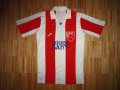 Red Star Belgrade Home baju bolasepak 1989 - 1990