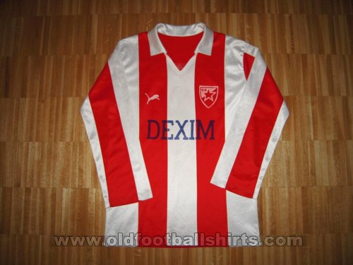 Red Star Belgrade Home camisa de futebol 1990 - 1991