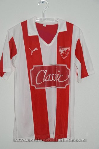 Red Star Belgrade Home φανέλα ποδόσφαιρου 1990 - 1991