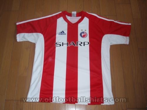 Red Star Belgrade Home camisa de futebol 2003 - 2004