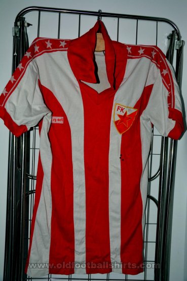 Red Star Belgrade Home football shirt 1976 - 1978
