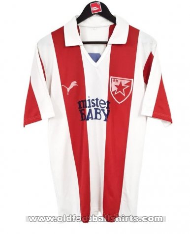 Red Star Belgrade Home baju bolasepak 1989 - 1990