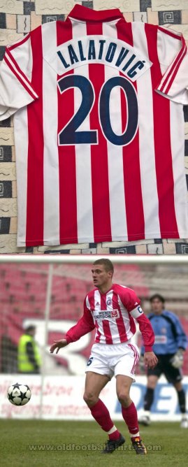 Red Star Belgrade Home football shirt 2001 - 2002