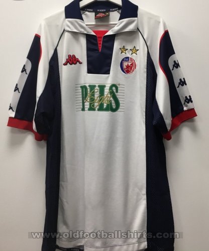 Red Star Belgrade Borta fotbollströja 1998 - 2000
